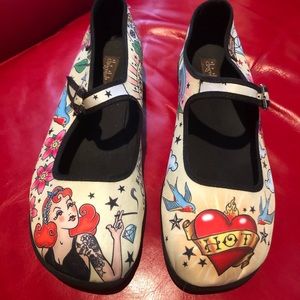 Fun colorful Mary Janes